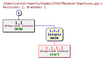 Revision graph of reports/thumbs/200107Rezekne-Shpelkova.jpg